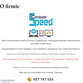 Serwis laptopów, telefonów, komputerów, usługi informatyczne, usługi IT