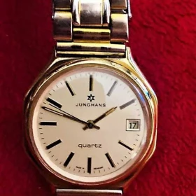 Luksusowy! zegarek "Junghans Quarc 7 Jewels" z 1970-75 roku Klasyk!