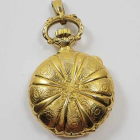 Luksusowa ! Złota ! Zawieszka/Wisiorek z Szwajcarską  niespodzianką !!