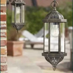 Dekoracyjna lampa / latarnia/ oświetlenie / lampion / " Vintage " Wisząca z Łańcuszkiem
