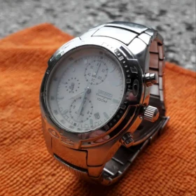 Luksusowy Zegarek Seiko 7T62 Chronograph 100 M, Alarm, stoper