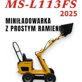Mini Ładowarka kołowa z prostym ramieniem MS-L113FS JSB - Nowa 2025
