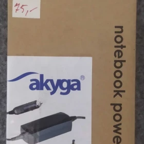 ZASILACZ samochodowy HP Compaq  Akyga AK-ND-40  65W wejście 11,5-16V wyjście  wtyk 4,5 x 3.0 mm, nowy