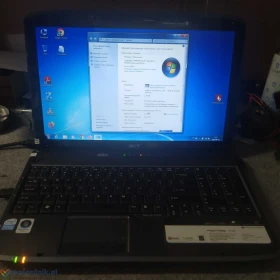 Acer Aspire 5735z 15,6” LCD Intel Core2Duo T6750 2GB RAM 250GB HDD Intel HD Graphics Stan bardzo dobry sprawny