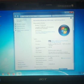 Acer Aspire 5735z 15,6” LCD Intel Core2Duo T6750 2GB RAM 250GB HDD Intel HD Graphics Stan bardzo dobry sprawny