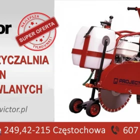 Przecinarka jezdna piła do betonu wynajem - wypożyczalnia