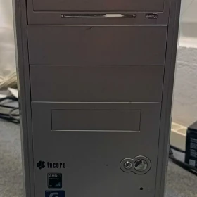 Obudowa komputerowa INCORE MidiTower szara-srebrna. Kompletna, front USB 2x2.0 i Audio. Stan bardzo dobry