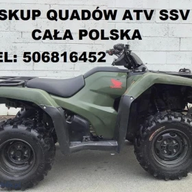 SKUP QUADÓW QUAD QUADY ATV BUGGY SSV UTV CAŁA POLSKA GOTÓWKA!