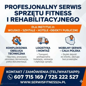 SERWIS SIŁOWNI FITNESS DLA INSTYTUCJI - WOJSKO  SZPITALE  HOTELE JEDNOSTKI PUBLICZNE