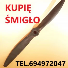 DREWNIANE ŚMIGŁO OD SAMOLOTU oraz militaria