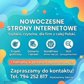 Strona internetowa już od 590 zł - BEZ PRZEPŁACANIA! + DODAWANIE OGŁOSZEŃ
