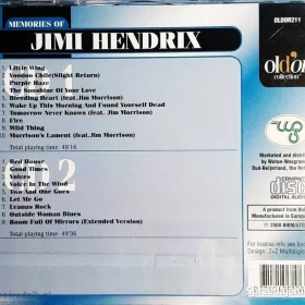 ⭐⭐⭐CD Nowe-Znakomity Album 2X CD JIMI HENDRIX - Memories Jimi Hendrix Wersja Limitowana