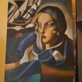 obraz Tamara Łempicka kobieta z łódkami