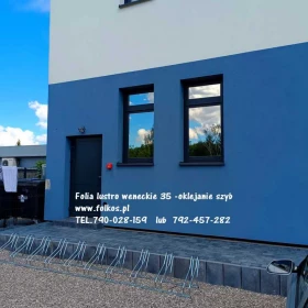 Lustro weneckie Warszawa- Oklejamy okna folią wenecką Warszawa i okolice- Folie z efektem lustra -Widzisz nie będąc widzianym TEL.790028159