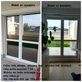 Lustro weneckie na okna -Folia wenecka Sprzedaż, montaż -Oklejanie szyb folią wenecką -Sposób aby nikt nie zaglądał Ci do mieszkania -Oklejamy