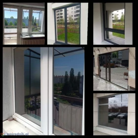 Usługa oklejania szyb Wola Warszawa - TEL.792-457-282 Folkos folie okienne Warszawa - Folie na okna, drzwi, balkony, witryny....