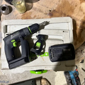 Akumulatorowa wiertarko-wkrętarka Festool CXS w walizce systemowej Systainer