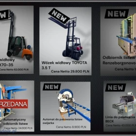 Sprzedam maszyny do obróbki drewna i nie tylko