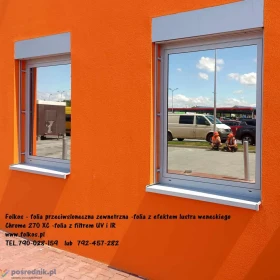 Folie przeciwsłoneczne zewnętrzne Łomianki TEL.531-005-526 , przyciemnianie szyb Łomianki  -Folkos folie z usługą oklejania szyb
