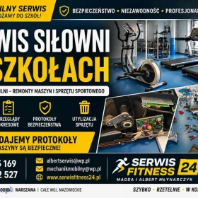 Serwis siłowni w szkołach - Technicy Mobilni - Remonty maszyn i sprzętu sportowego