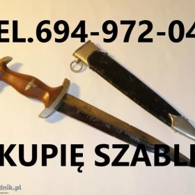 KUPIĘ WOJSKOWE SZABLE,BAGNETY,KORDZIKI,NOŻE,MEDALE,ORDERY,ODZNAKI,ODZNACZENIA