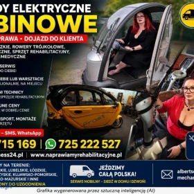 Serwis naprawa skuterów inwalidzkich SHOPRIDER, wózków, rotorów, MOBILNIE / POJAZDY ELEKTRYCZNE KABINOWE