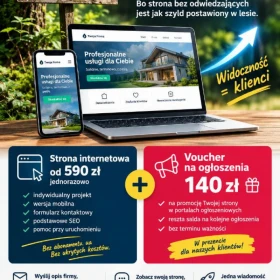 Nowa strona firmowa i konkretne wsparcie w jej promocji
