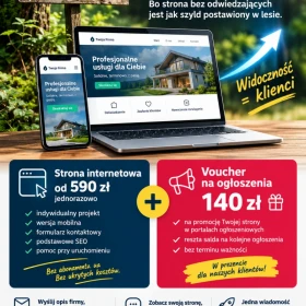 Nowa strona firmowa i konkretne wsparcie w jej promocji