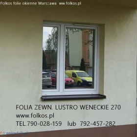 Folia lustro weneckie na okna -folia na okna , folia zamiast zasłon, firan, żaluzji ...Folie na okna dla alergików Warszawa -Folie weneckie