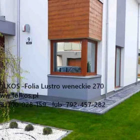 Folia lustro weneckie na okna -folia na okna , folia zamiast zasłon, firan, żaluzji ...Folie na okna dla alergików Warszawa -Folie weneckie