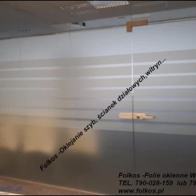 Folie okienne Płońsk - folie z usługą oklejania szyb TEL.790-028-159 Folkos folie Płońsk -Oklejanie